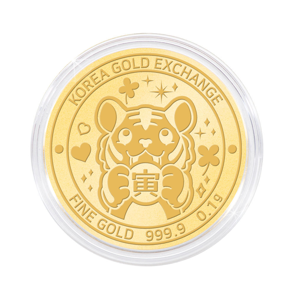 한국금거래소 12지신 순금 코인(메달) 세트 1.2g